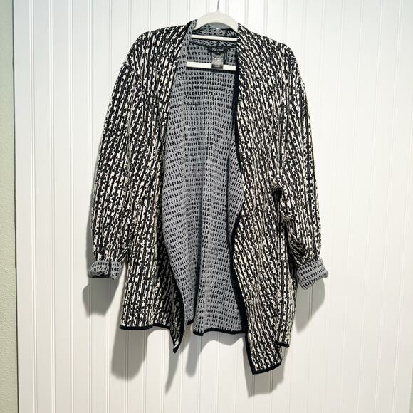 Nic Zoe Draped Open Front Cardigan Plus Size 2X - Picture 1 of 6